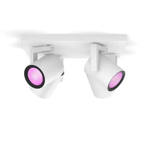 PHILIPS HUE Argenta plate/spiral white 4x5.7W 240V
