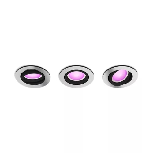 PHILIPS HUE Centura Hue recessed R. aluminium 3x5.7W