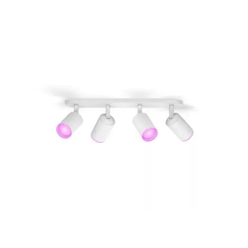 PHILIPS HUE Fugato plate/spiral white 4x5.7W 240V