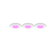PHILIPS HUE Hue WACA Slim downlight S (90mm) EMEA-White Multipack