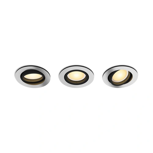 PHILIPS HUE Milliskin Hue recessed R. Alu 3x4.2W