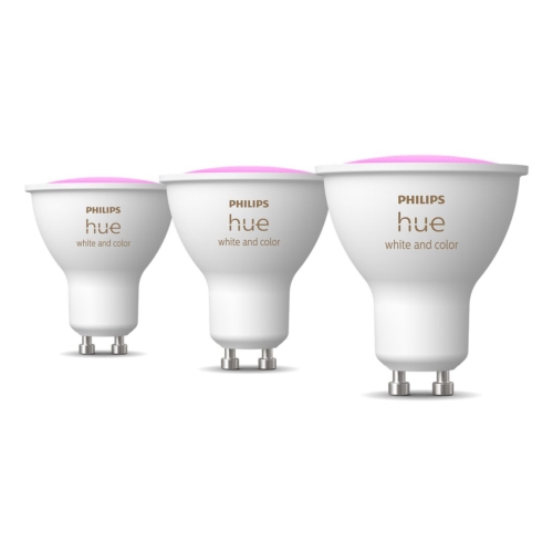 PHILIPS HUE Philips HueWCA 4.2W GU10 3P EU