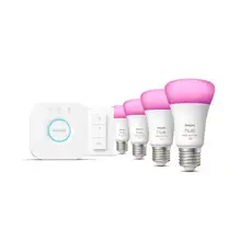 PHILIPS HUE Philips HueWCA 9W A60 E27 4set sw EU