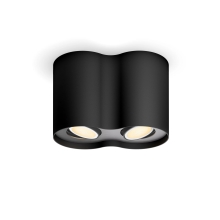 PHILIPS HUE Pillar Hue plate/spiral black 2x5W 230V