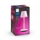 PHILIPS HUE-WA stolní lampička Go 6.2W 530lm/820-65/WCA IP20/54 ; bílá˙