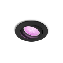 PHILIPS HUE-WA svít.down.LED Centura 1x5.7W GU10 350lm/820-65/WCA IP20 ; černá