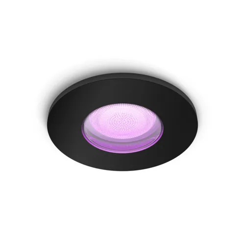 PHILIPS HUE-WA svít.down.LED Xamento 1x5.7W GU10 350lm/820-65/WCA IP44 ; černá