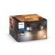 PHILIPS HUE-WA svít.přisaz.LED Buckram 4x5W GU10 1400lm/822-65/WA IP20 ; černá