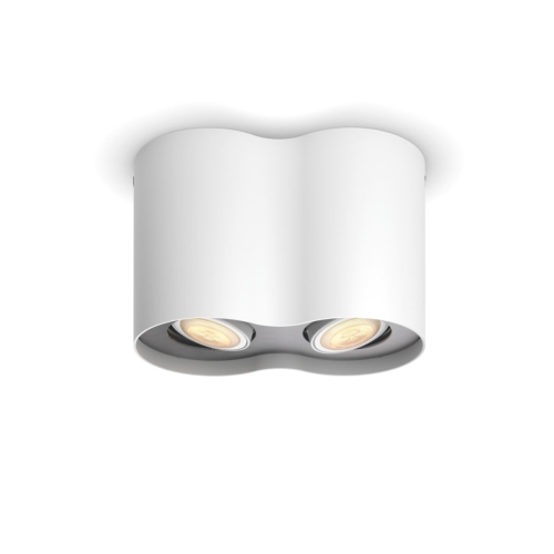 PHILIPS HUE-WA svít.přisaz.LED Pillar 2x5W GU10 700lm/822-65/WA IP20 ; bílá