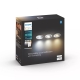 PHILIPS HUE-WA svít.vestav.LED Adore 3x5W GU10 350lm/WH IP44 ;chrom +switch
