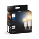 PHILIPS HUE-WA žárovka A60 6W/40W 2200-6500K 800lm Dim 2-pack˙