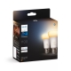 PHILIPS HUE-WA žárovka A60 8W/75W E27 2200-6500K 1100lm Dim set-2ks˙
