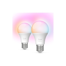PHILIPS HUE-WCA Essential bulb A60 8W/60W E27 2200-6500K/RGB 806lm 2-pack