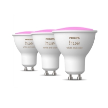 PHILIPS HUE-WCA reflektor PAR16 4.3W GU10 2000-6500K/RGB 230lm Dim 3-pack˙