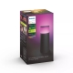 PHILIPS HUE-WCA sloupek Calla 1x8W 806lm/RGBW IP44 ;černá 24V˙