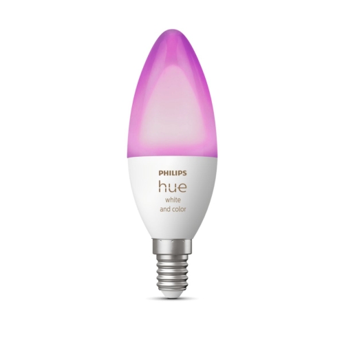 PHILIPS HUE-WCA svíčka B39 4W/40W E14 2000-6500K/RGB Dim˙