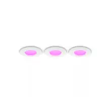 PHILIPS HUE-WCA svít.down.LED Slim 8.3W 1000lm/820-65/WCA IP44 ; bílá 3-pack