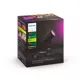 PHILIPS HUE-WCA svít.přisaz.LED Lily 1x8W 650lm/RGBW IP44 ;černá +adap. 24V
