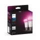 PHILIPS HUE-WCA žárovka A60 6.5W/60W E27 2000-6500K/RGB 800lm Dim 2-pack˙