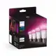 PHILIPS HUE-WCA žárovka A60 6.5W/60W E27 2000-6500K/RGB 800lm Dim 4-pack˙