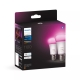 PHILIPS HUE-WCA žárovka A60 9W/75W E27 2000-6500K/RGB 1100lm 2-pack˙