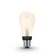 PHILIPS HUE-WHITE filam.bulb ST64 7W/NIL E27 2100K 550lm Dim-8719514342989