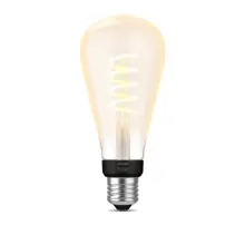 PHILIPS HUE-WHITE filam.bulb ST72 7W/NIL E27 2100K 550lm Dim EUR