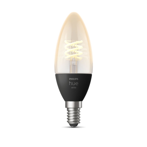 PHILIPS HUE-WHITE filam.svíčka B35 4.5W/NIL E14 2100K 300lm Dim 15Y˙