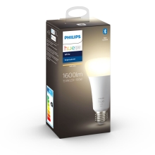 PHILIPS HUE WHITE LED bulb A67 15.5W/100W E27 2700K 1600lm Dim