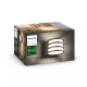 PHILIPS HUE-WHITE svít.nástěn.žárov. Lucca 1x9.5W 806lm/827 E27 IP44 ;antracit
