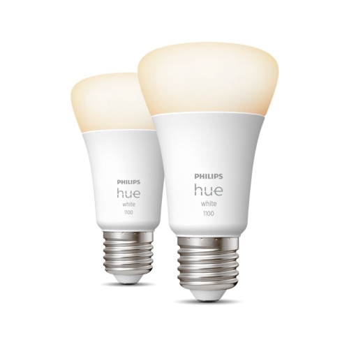 PHILIPS HUE-WHITE žárovka A60 9.5W/75W E27 2700K 1100lm Dim EU 2-pack˙