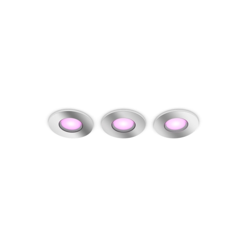 PHILIPS HUE Xamento Hue recessed chrome 3x4.2W