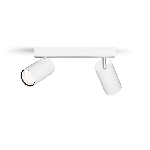 PHILIPS Idris spotové svítidlo 2x5W WH IP44 HV