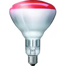 PHILIPS infražárovka BR125 IR 150W 230V E27 červená