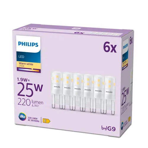 PHILIPS LED 25W G9 WW ND 6CT/6 EC