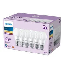 PHILIPS LED 40W A60 E27 WW FR ND 6CT/6 EC
