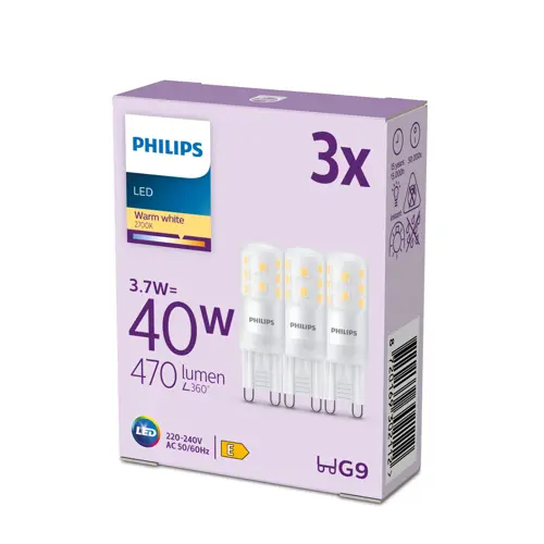 PHILIPS LED 40W G9 WW ND 3CT/6 EC