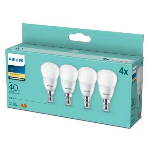 PHILIPS LED 40W P45 E14 WW FR ND 4PF/6 DISC