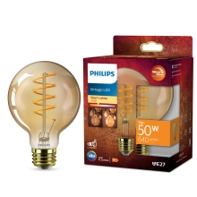 PHILIPS LED 50W G95 E27 AMBER WGD SP