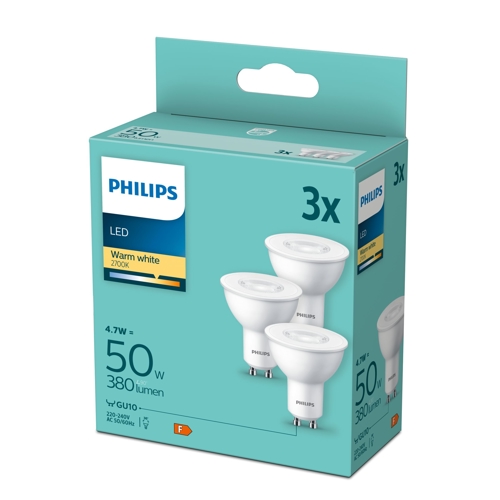 PHILIPS LED 50W GU10 WW 36D 3PF/8 DISC