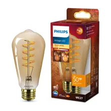 PHILIPS LED 50W ST64 E27 AMBER WGD SP