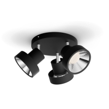 PHILIPS LED bodové svítidlo Bukko 3x4.3W ;černá 24V