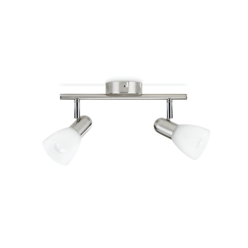 PHILIPS LED bodové svítidlo Burlap 2xE14 IP20 ;nikl