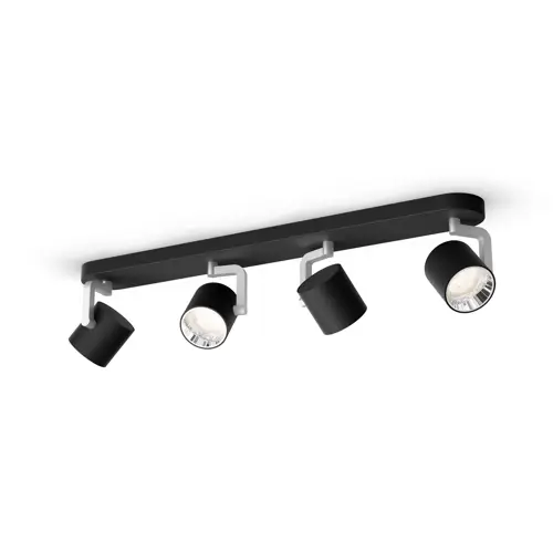 PHILIPS LED bodové svítidlo BYRL 4x4.5W ;černá