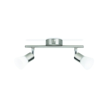 PHILIPS LED bodové svítidlo Decagon 2x4.1W ;nickel