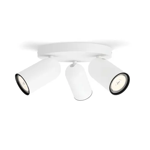 PHILIPS LED bodové svítidlo Pongee 3xGU10 IP20 ;bílá