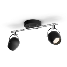 PHILIPS LED bodové svítidlo RIVANO 2x4.5W ;černá