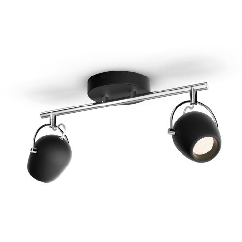PHILIPS LED bodové svítidlo RIVANO 2x4.5W ;černá
