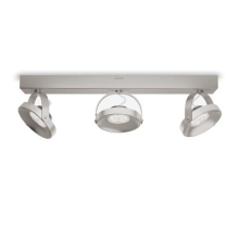 PHILIPS LED bodové svítidlo Spur 3x4.5W ;nickel