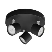 PHILIPS LED bodové svítidlo Star 3x4.5W 1500lm/827/45° IP20 ;černá